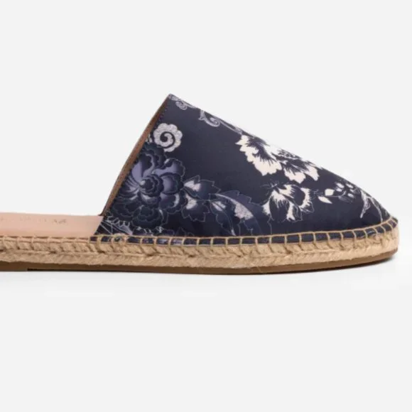 NEW JOHNNY WAS Olivia Mule Espadrille Flats olivia print for women 122tn - Picture 4 of 7